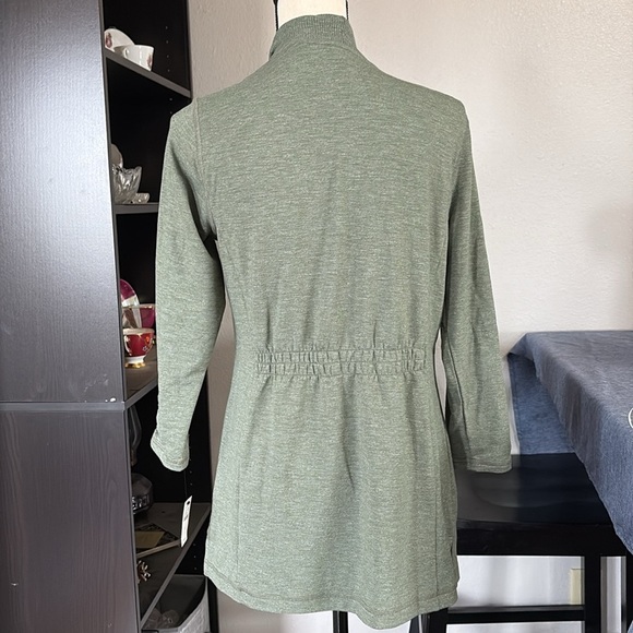 NWT Talbots Size S Green Long Length Cardigan - Picture 2 of 7